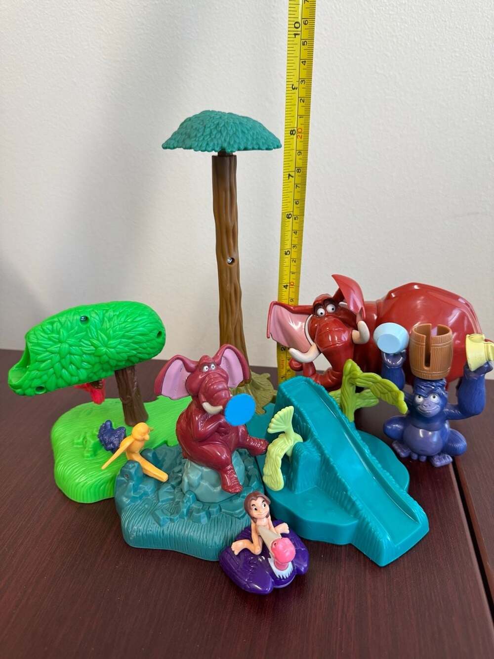 McDonald's Tarzan Happy Meal Set 2000 Jungle Playset